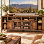 Brown Chambers TV Stand - 84 Inch