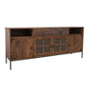 Lakeshore Walnut TV Stand - 7 Foot