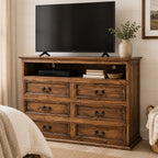 Manor Brown Media Chest