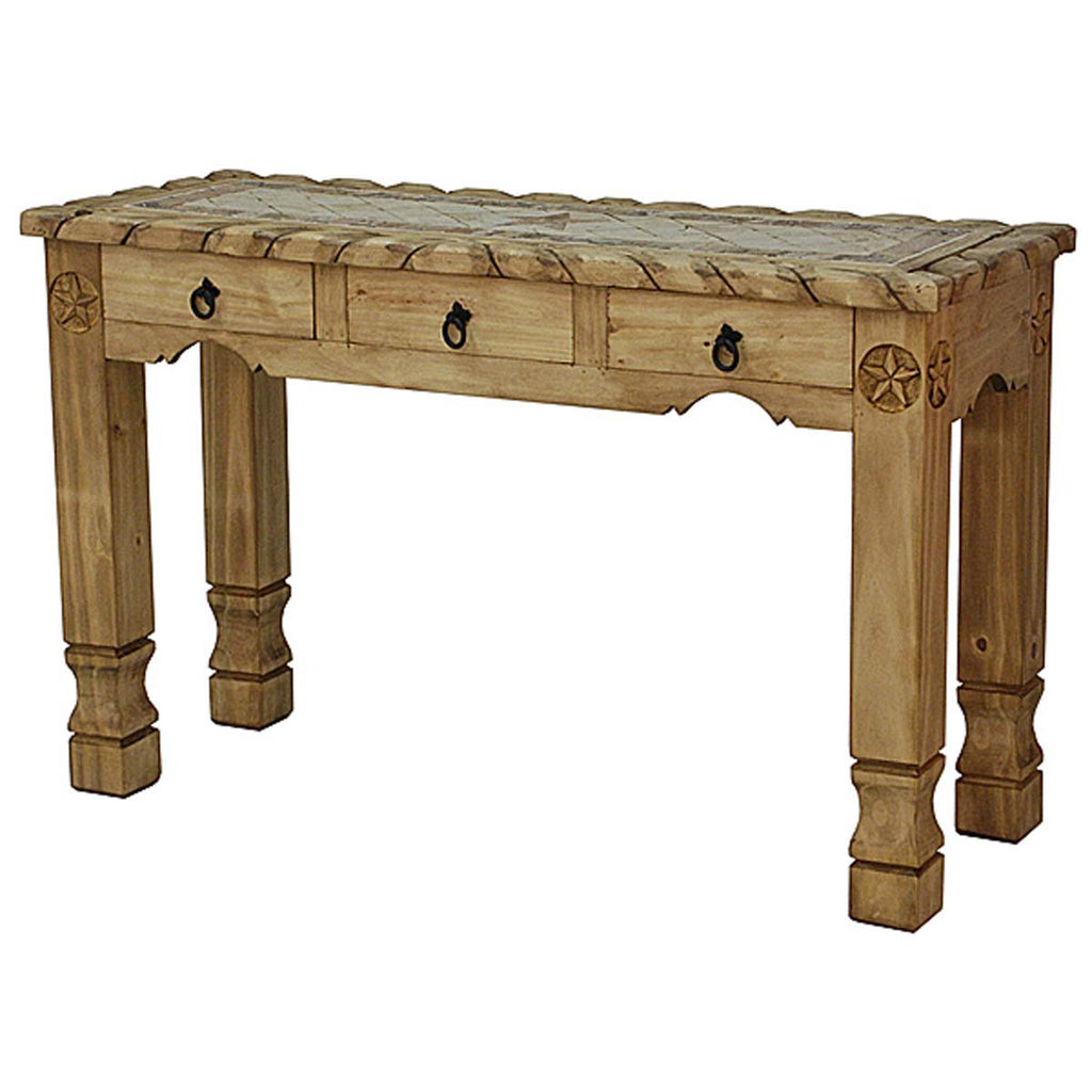 Tiled Star Honey Sofa Table