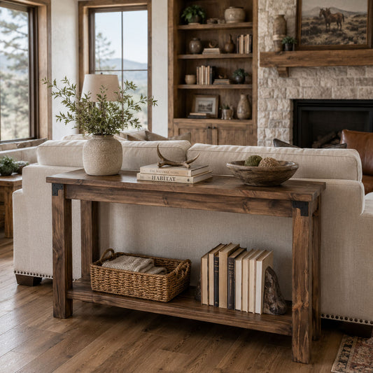 Lakeshore Walnut Sofa Table