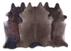 Brown Specked Cowhide Rug - Medium