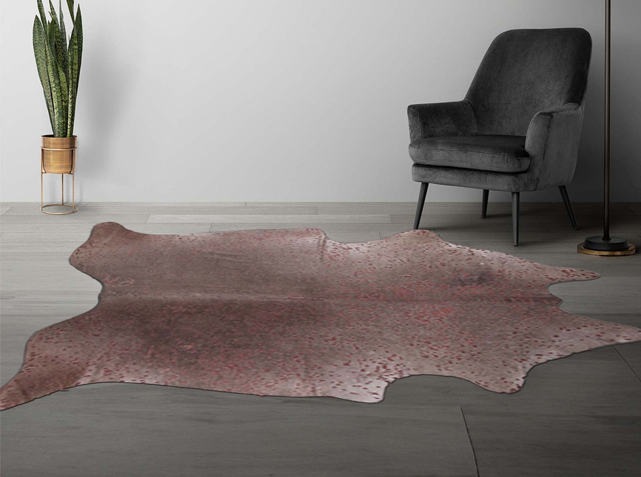 Brown Specked Cowhide Rugs