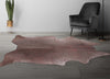 Brown Specked Cowhide Rug - Large