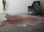 Brown Specked Cowhide Rug - Large