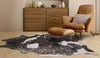 Gold Specked Black & White Cowhide Rugs
