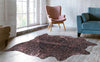 Rose Specked Brindle Cowhide Rugs