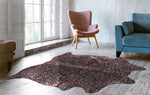 Rose Specked Brindle Cowhide Rug - Large