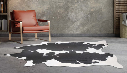 Black & White Friesian Cowhide Rugs
