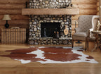 Spotted Brown & White Cowhide Rugs