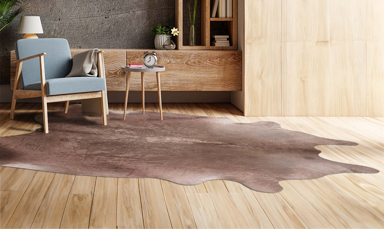 Burnished Gold Cowhide Rug - Large