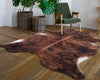 Brown Brindle Cowhide Rug - Large