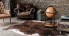White Belly Tri-Color Cowhide Rug - Medium