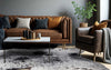 Salt & Pepper Black Cowhide Rug - Large