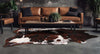 Variegated Tri Cowhide Rug - Medium