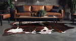 Variegated Tri Cowhide Rug - Medium
