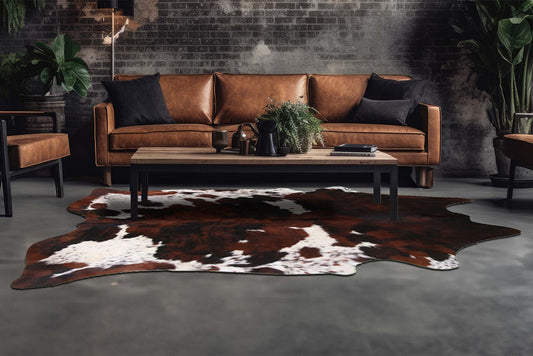 Variegated Tri Cowhide Rugs