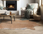 Cheetah Printed Cowhide Rug - Medium