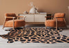 Giraffe Printed Cowhide Rug - Medium