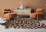 Giraffe Printed Cowhide Rug - Medium