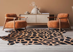 Giraffe Printed Cowhide Rug - Large