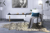 Light Brindle Printed Cowhide Rug - Large