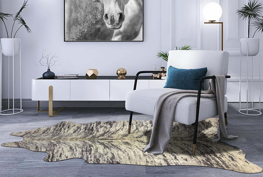Light Brindle Printed Cowhide Rugs