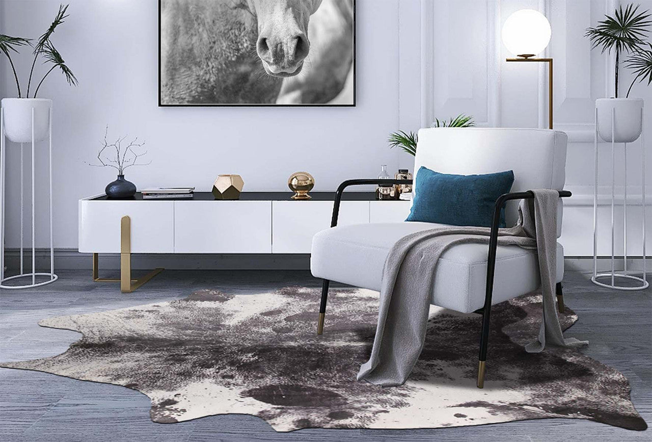 Printed Salt & Pepper Cowhide - Large