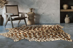 Printed Cat Cowhide Rug - Medium