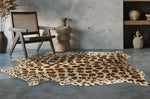 Printed Cat Cowhide Rug - Large