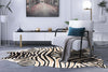 Printed Double Zebra Cowhide Rug