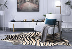 Printed Double Zebra Cowhide Rug