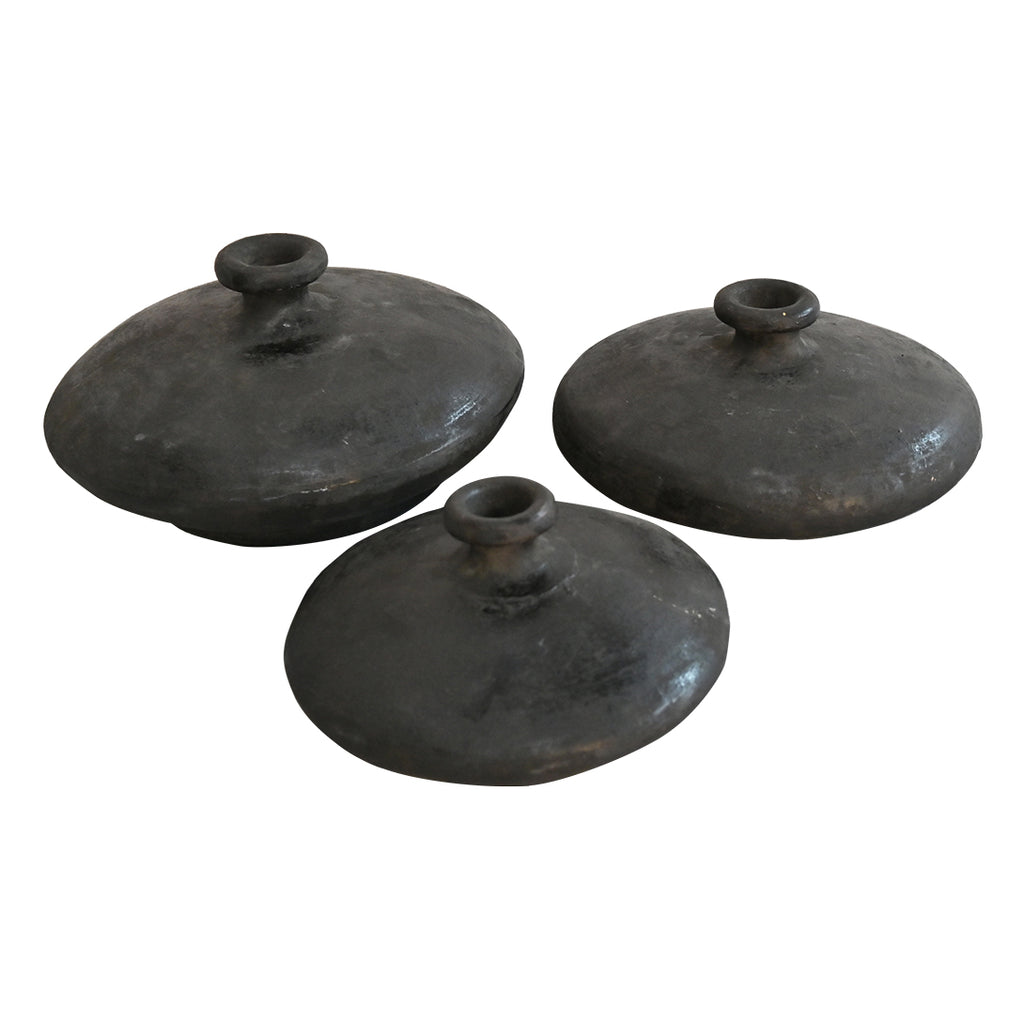Black Sands Clay Vessels - Set of 3