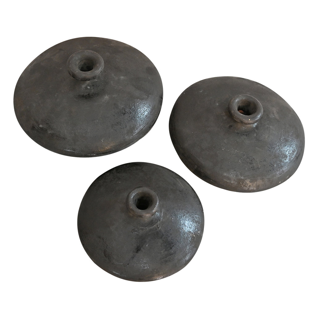 Black Sands Clay Vessels - Set of 3