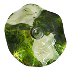 Earthy Hand-Thrown Glass Plate Wall Art - Set of 9