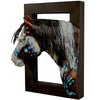Apache Blue Eyed Horse Wall Sculpture