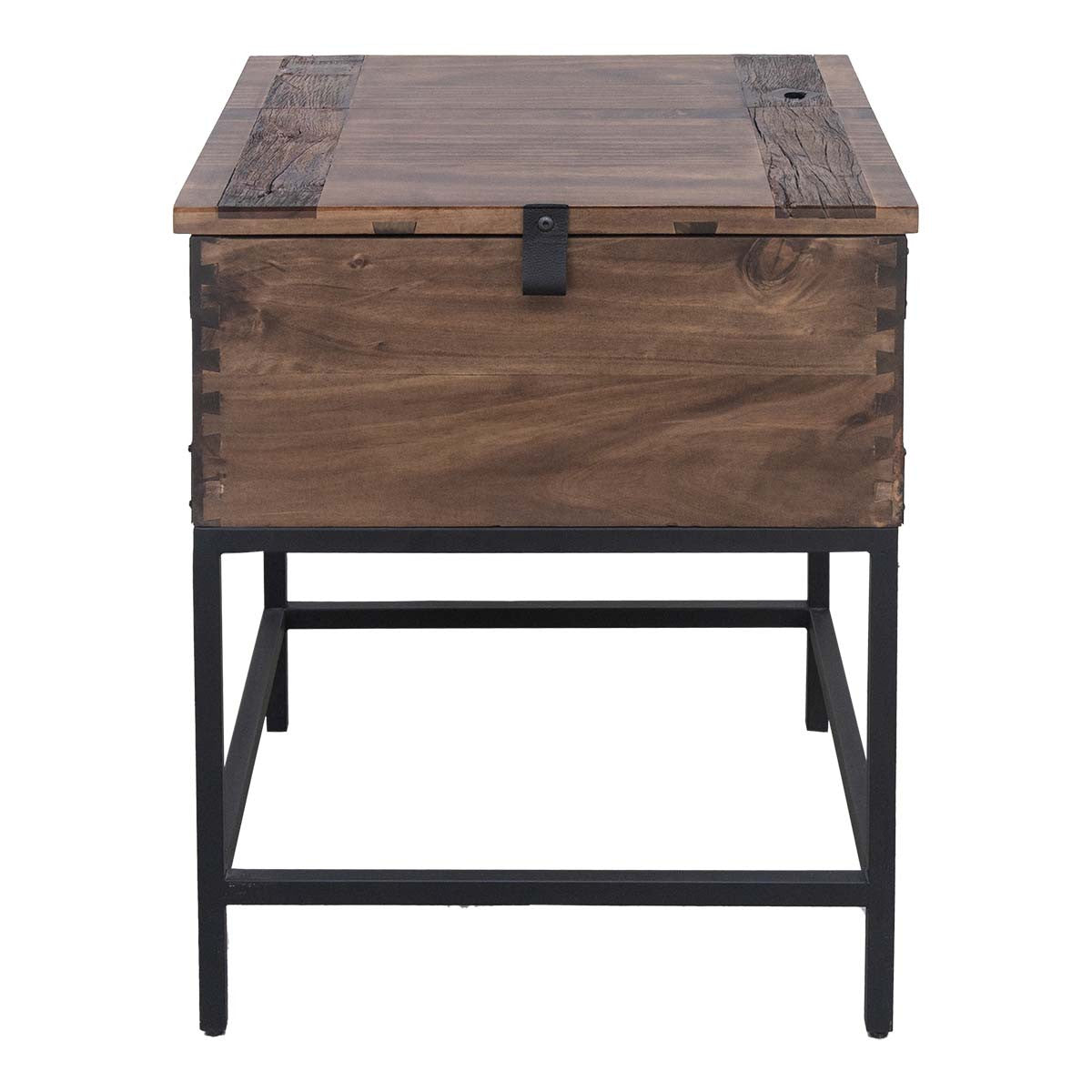 Lakeshore Walnut Trunk Style End Table