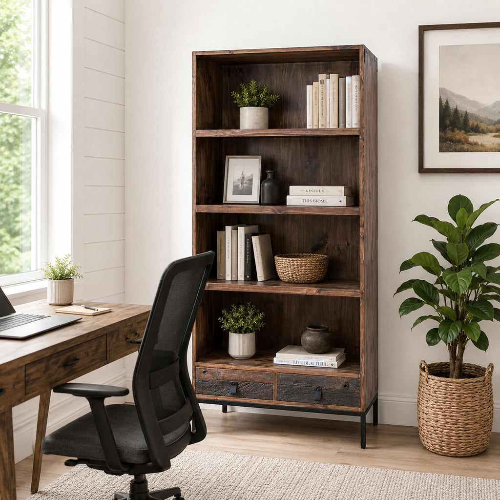 Lakeshore Walnut Bookcase