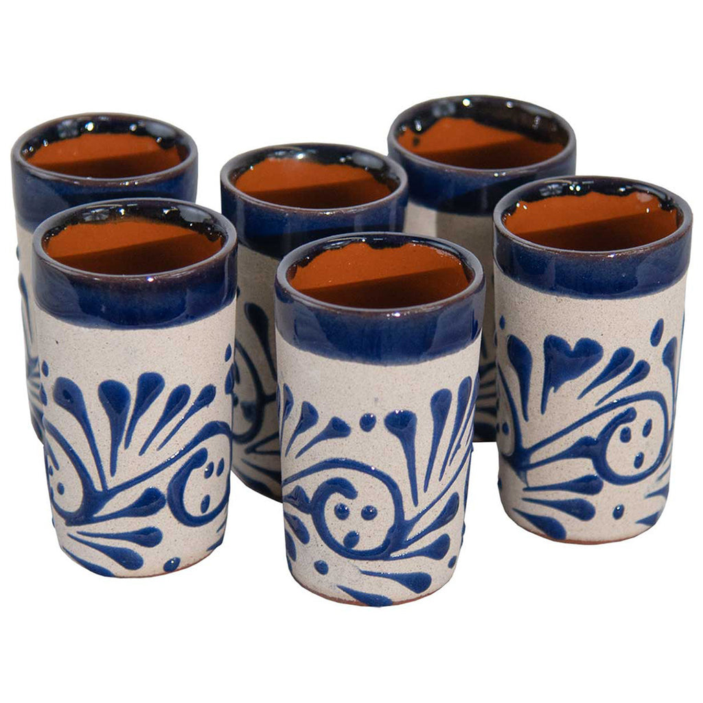 Southwest Hues Clay Shot Glasses - Set of 6