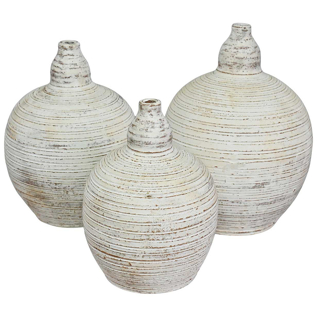 Heritage Clay Pots - Set of 3