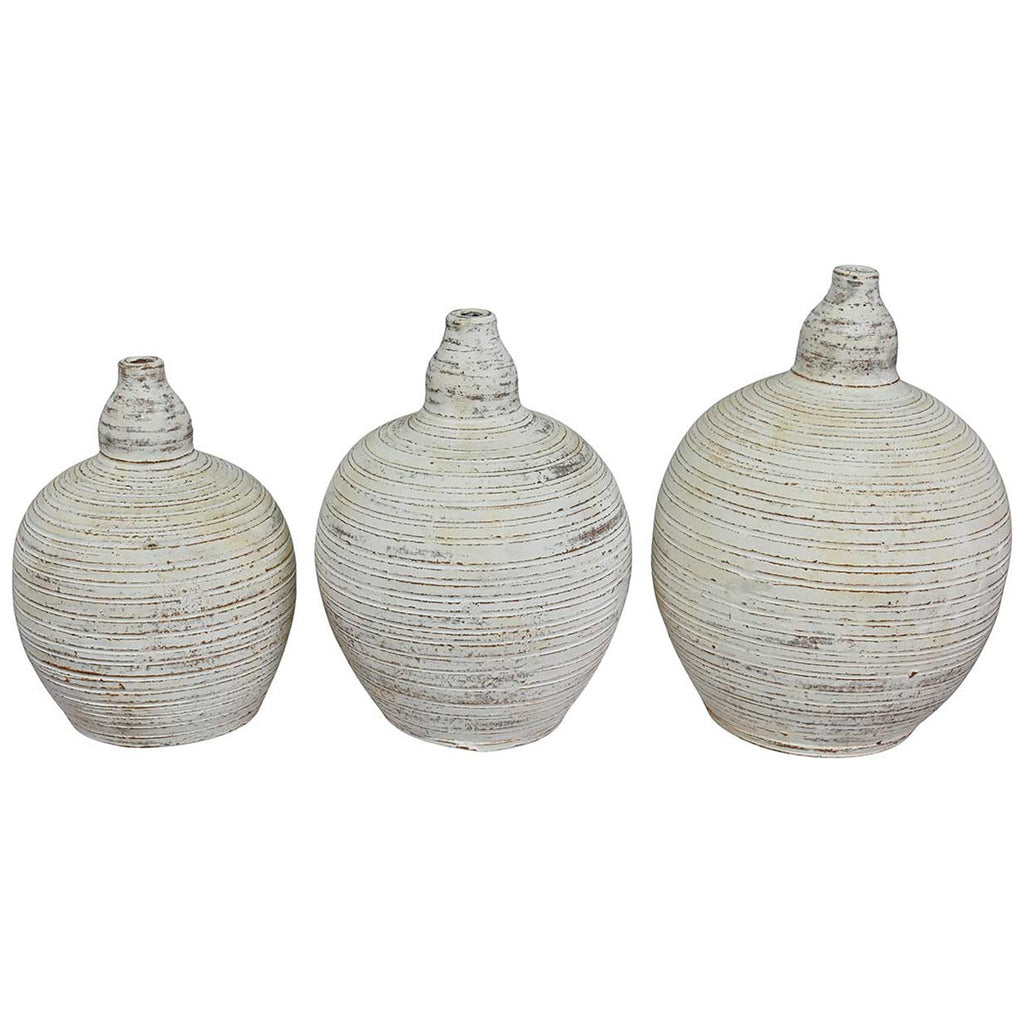 Heritage Clay Pots - Set of 3