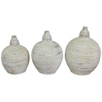 Heritage Clay Pots - Set of 3