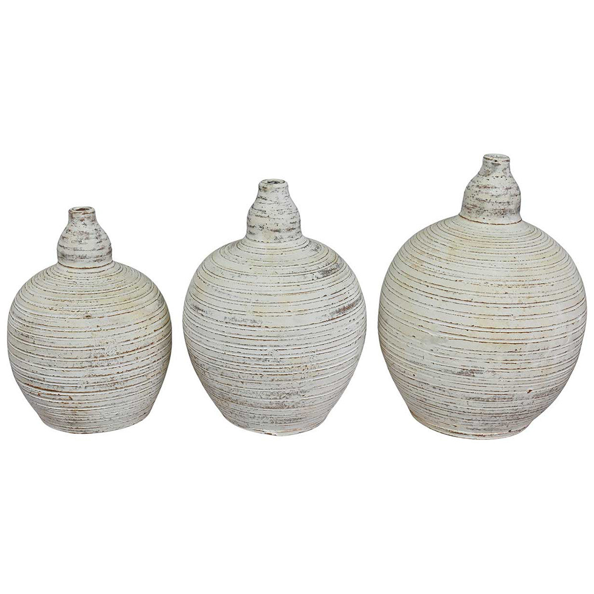 Heritage Clay Pots - Set of 3