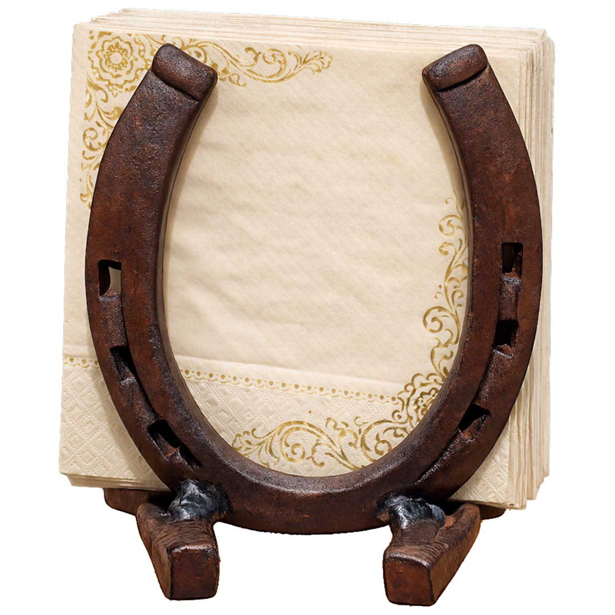 Lucky Horseshoe Napkin Holder