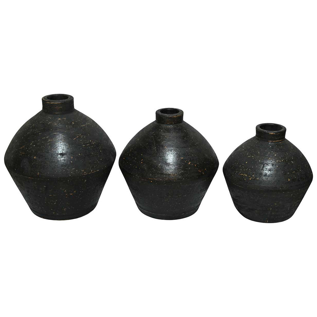 Black Canyon Clay Pots - Set of 3
