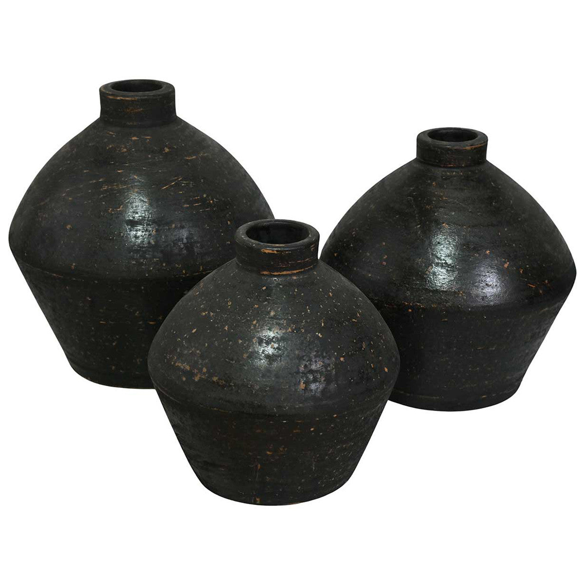 Black Canyon Clay Pots - Set of 3