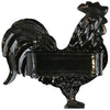 Tin Rooster Napkin Rings - Set of 6