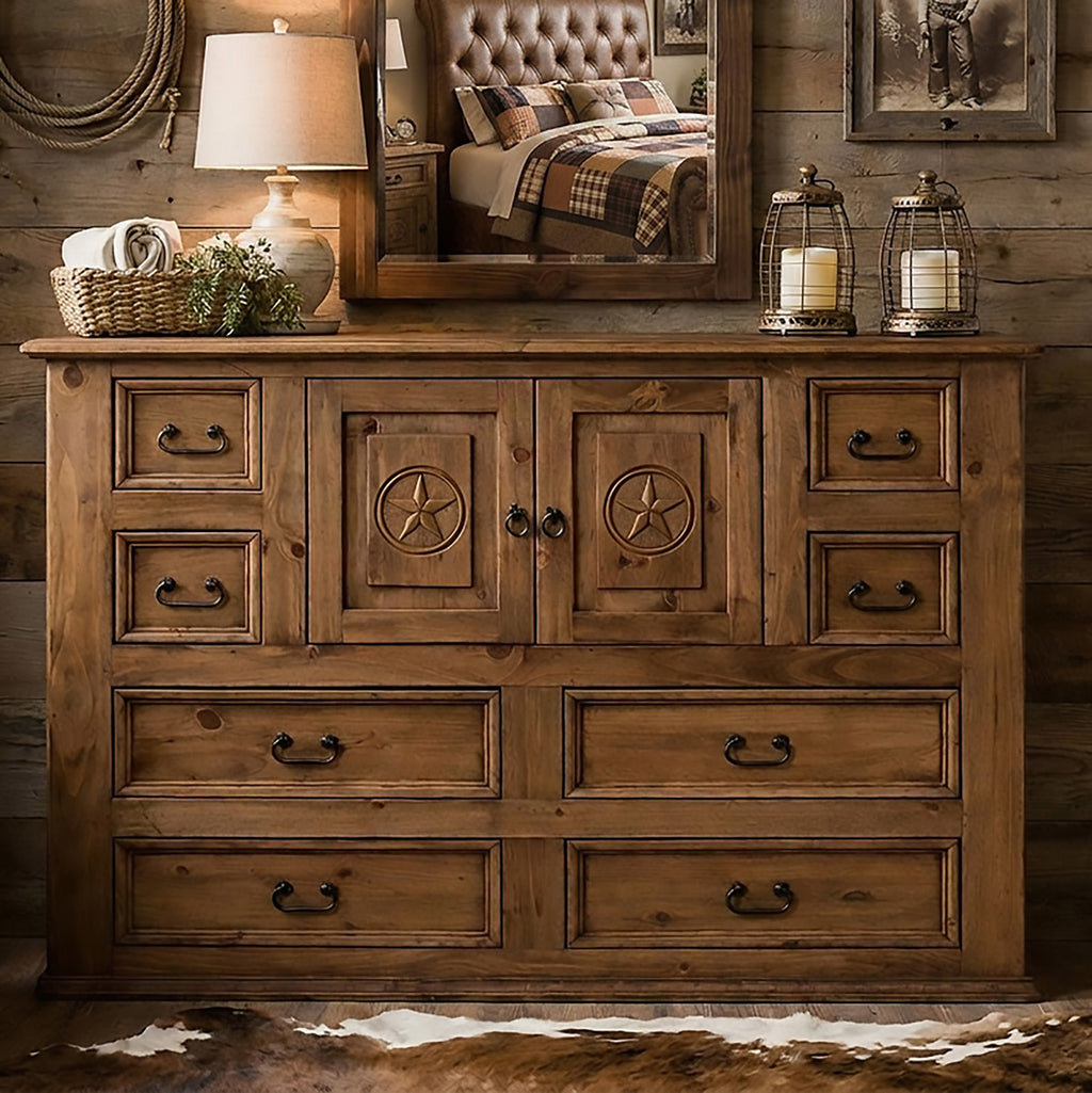 Starry Manor Brown Dresser