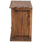 Starlight Rope Brown Nightstand - Left