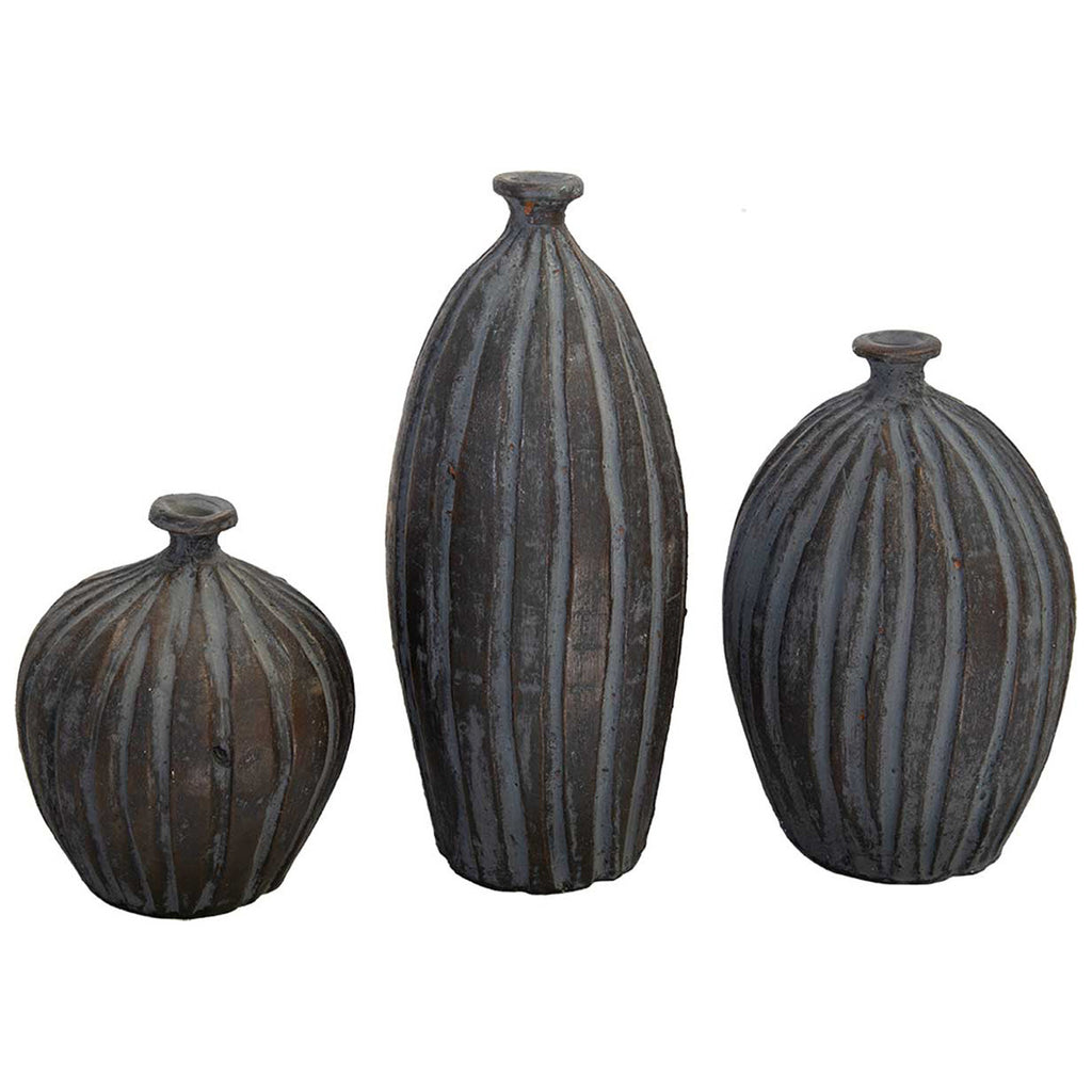 Vail Clay Vases - Set of 3